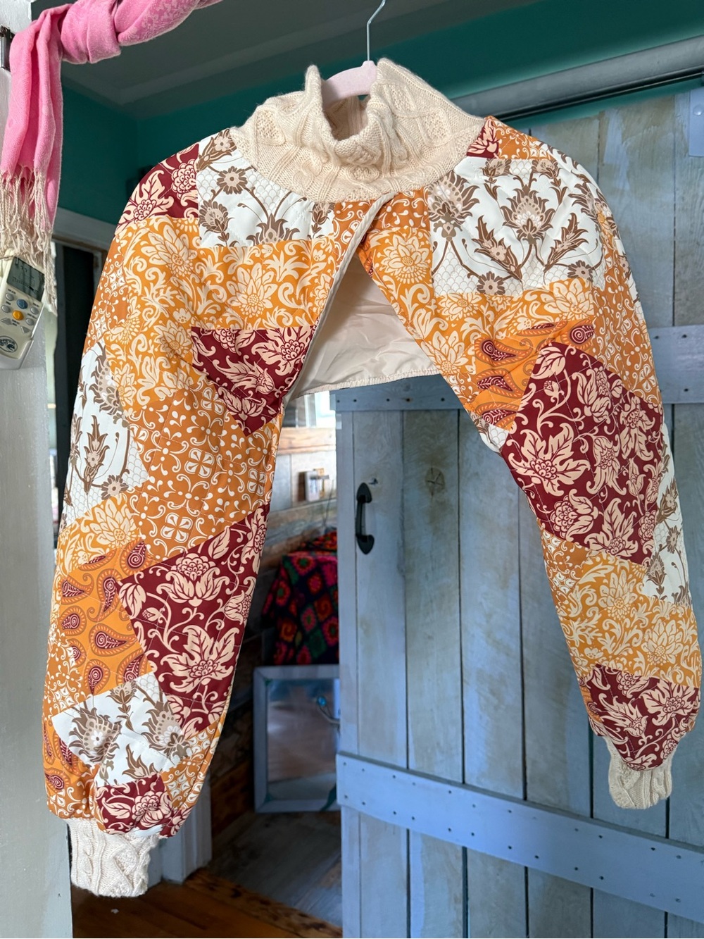House of Harlow 1960 Cream Knit Sweater